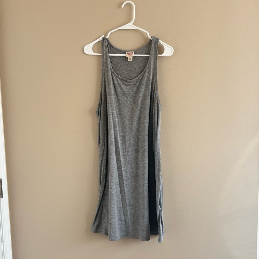 Mossimo Supply Co. Gray Mini Dress